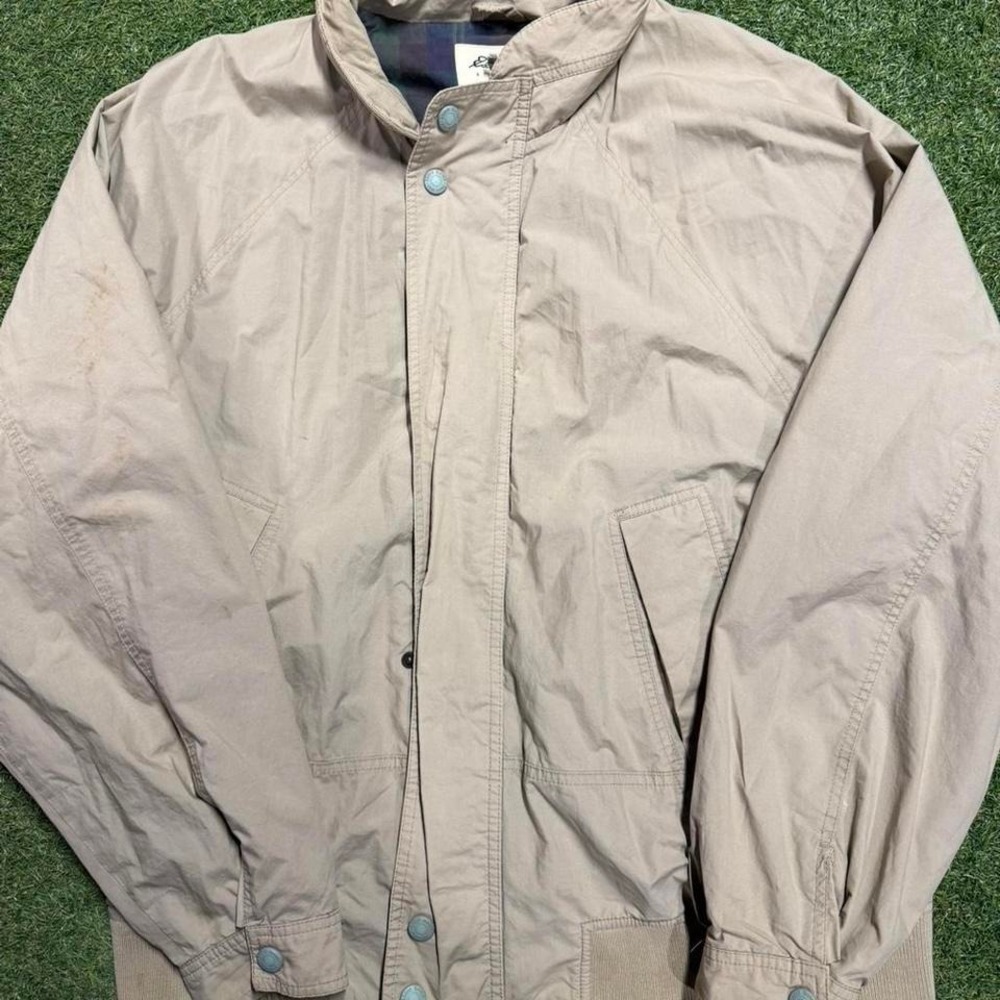 Eddie Bauer tan lightweight jacket Size L #outdoor‎